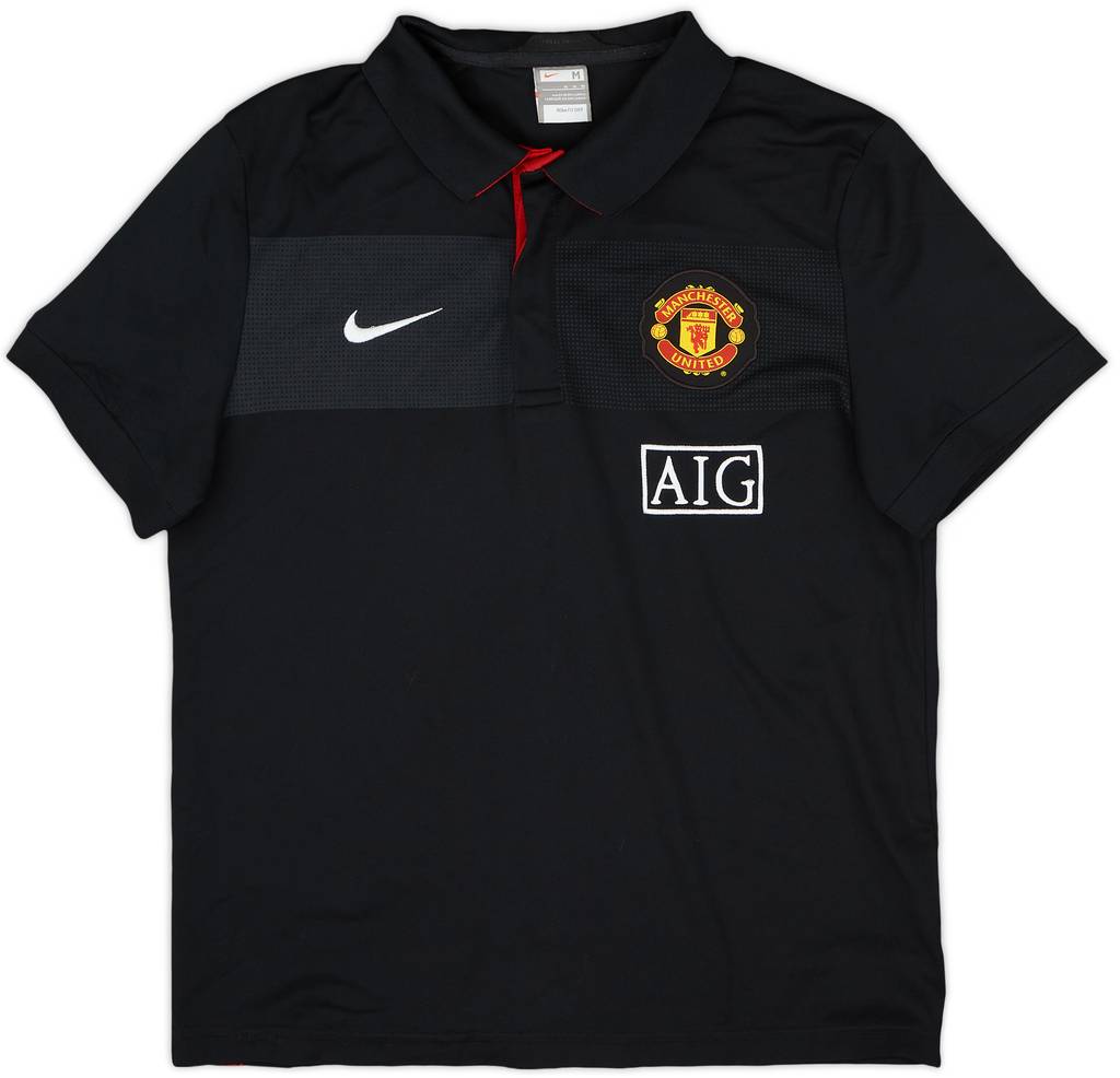 2009-10 Manchester United Nike Polo Shirt - 9/10 - (M)