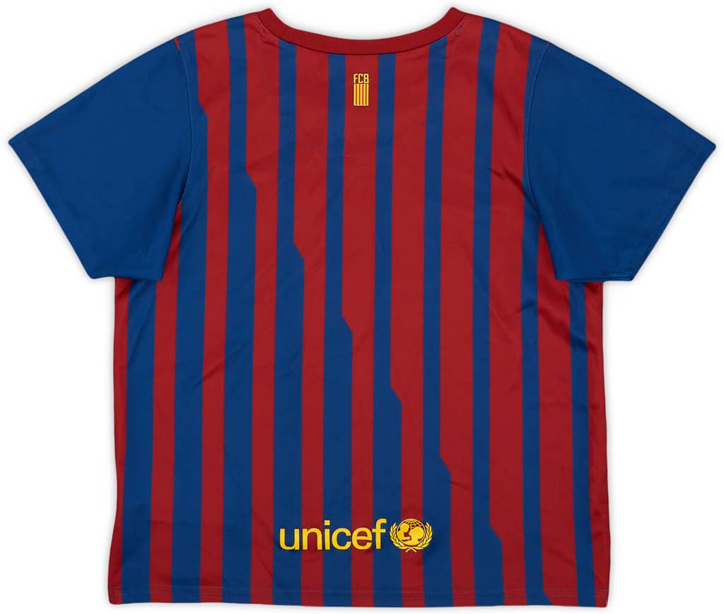 2011-12 Barcelona Home Shirt - 7/10 - (7-8 Years)