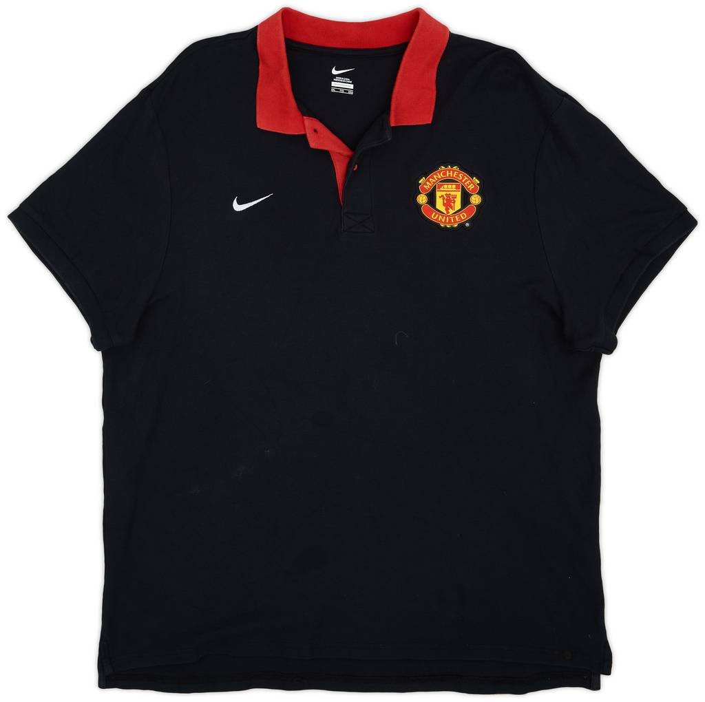 2013-14 Manchester United Nike Polo Shirt - 7/10 - (XXL)