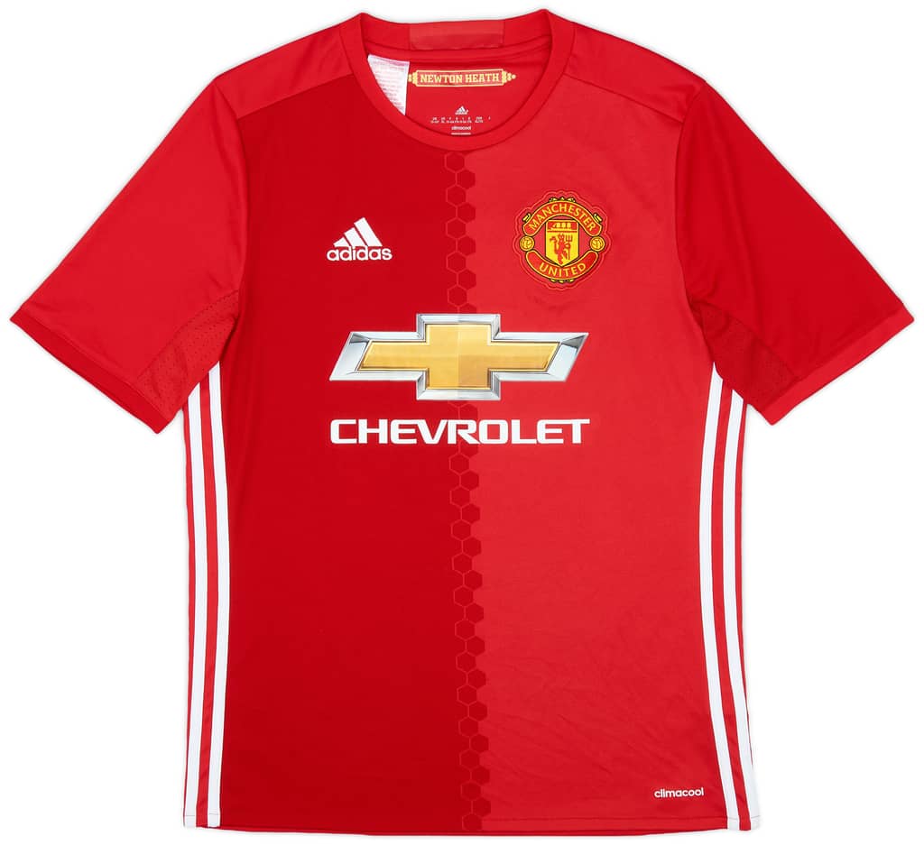 2016-17 Manchester United Home Shirt - 9/10 - (XL.Boys)