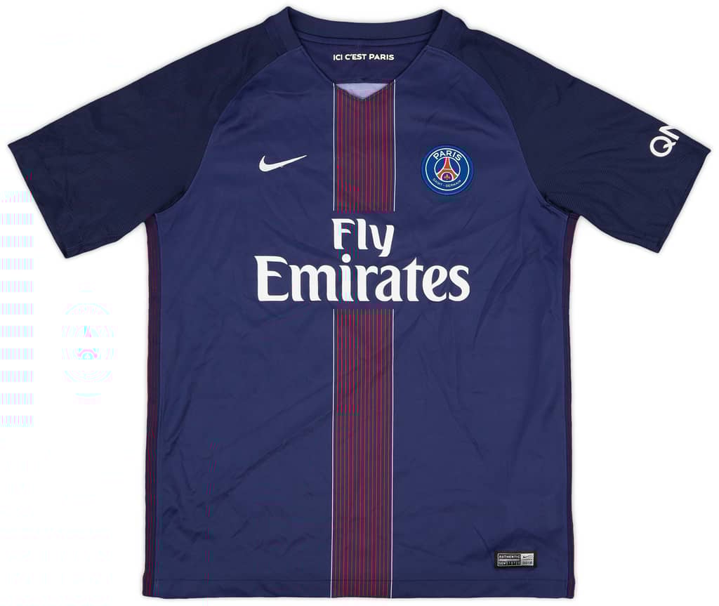 2017-18 Paris Saint-Germain Home Shirt - 8/10 - (XL.Boys)