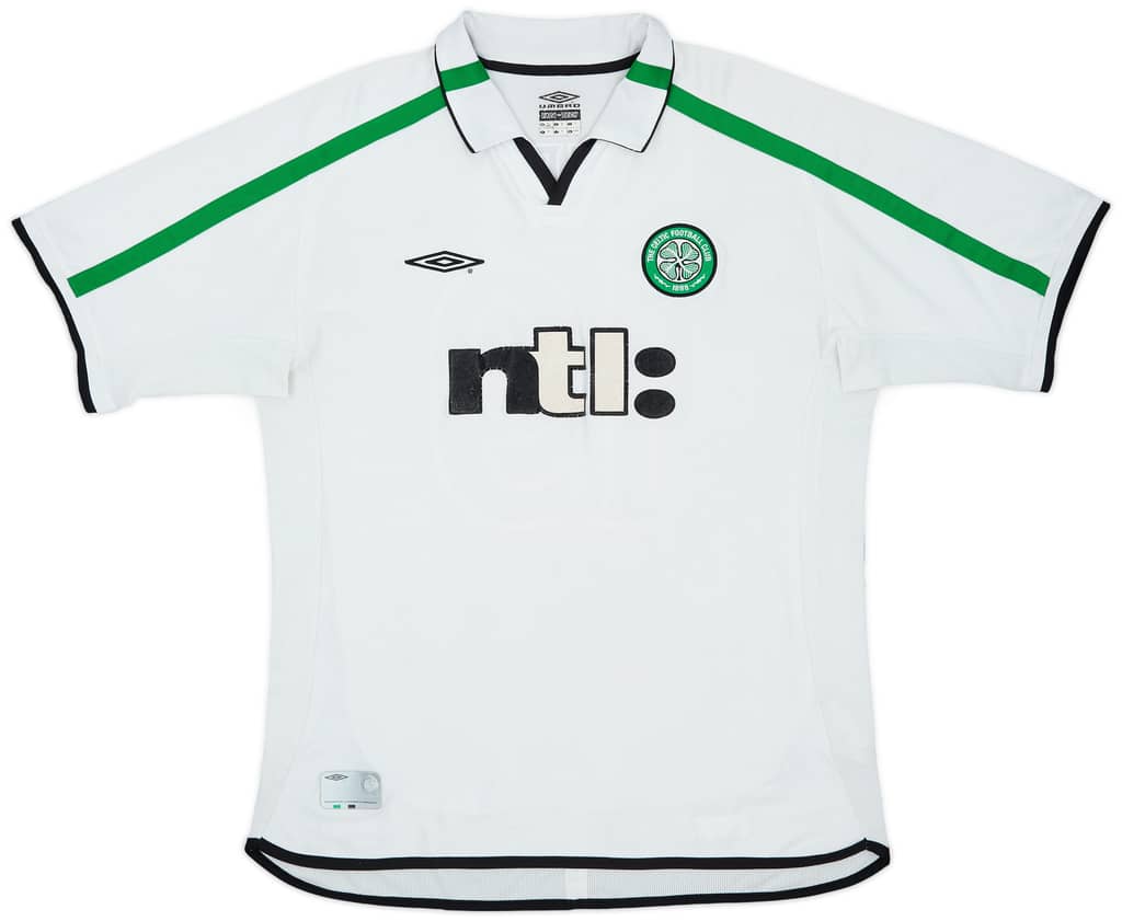 2001-02 Celtic Away Shirt Petrov #19 - 6/10 - (XL)