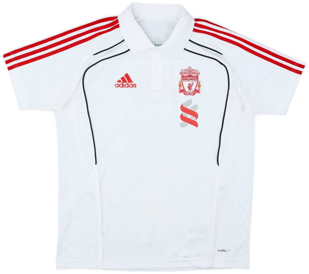 2010-11 Liverpool adidas Polo Shirt - 6/10 - (M/L)