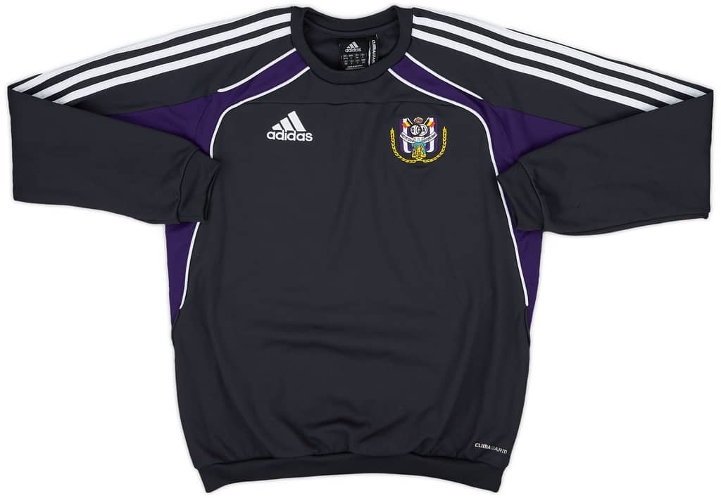 2010-11 Anderlecht adidas Sweat Top - 9/10 - (S)