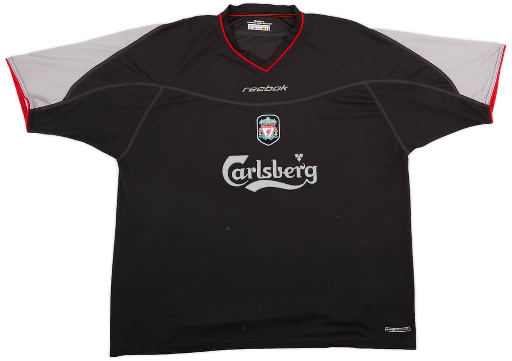 2002-04 Liverpool Away Shirt Gerrard #17 - 7/10 - (XXL)