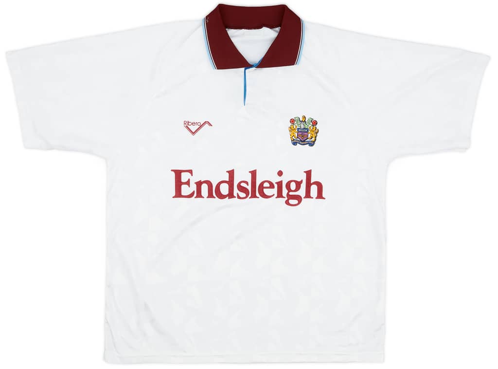 1992-93 Burnley Away Shirt - 9/10 - (XL)