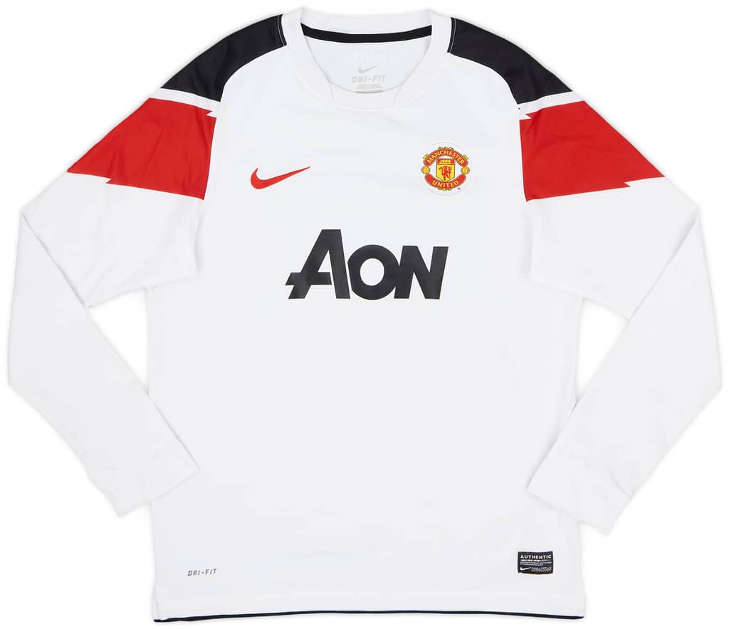 2010-12 Manchester United Away L/S Shirt - 8/10 - (L.Boys)