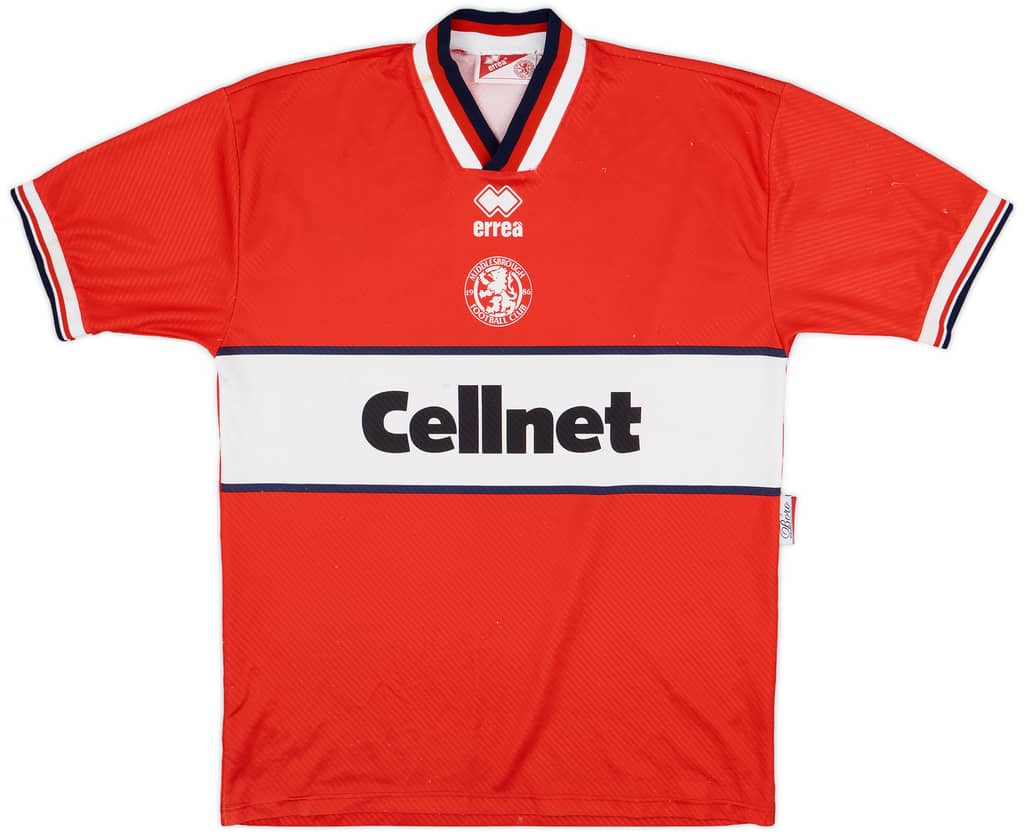 1997-98 Middlesbrough Home Shirt - 8/10 - (XL)