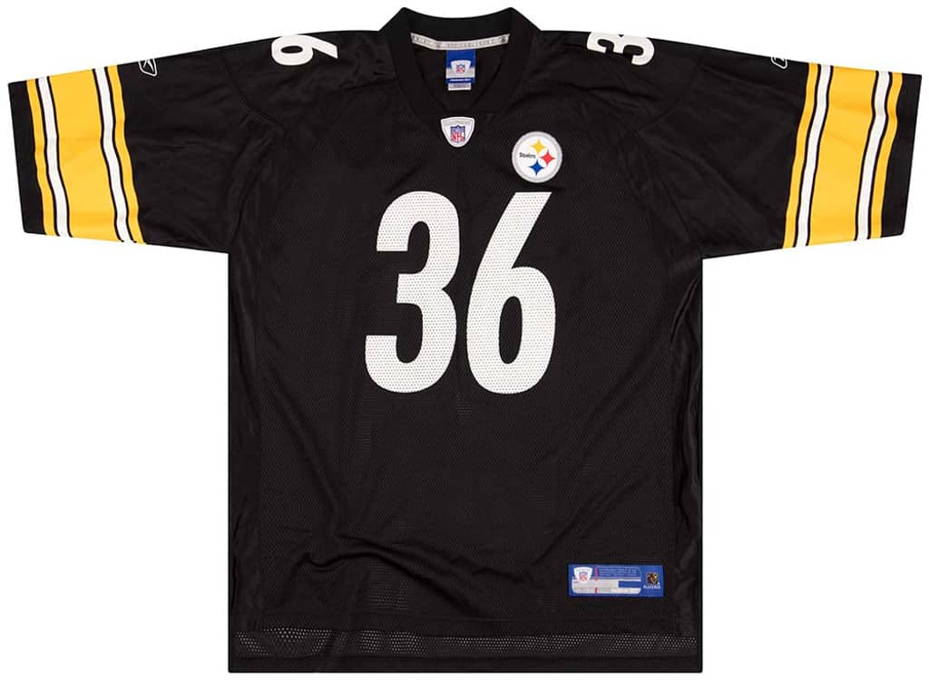 2005 Pittsburgh Steelers Bettis #36 Reebok On Field Jersey (Home) XL