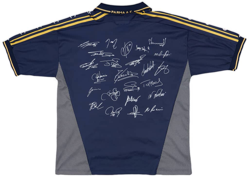 2001-02 Parma 'Signed' Finale TIM Cup Away Shirt - 8/10 - (XL)