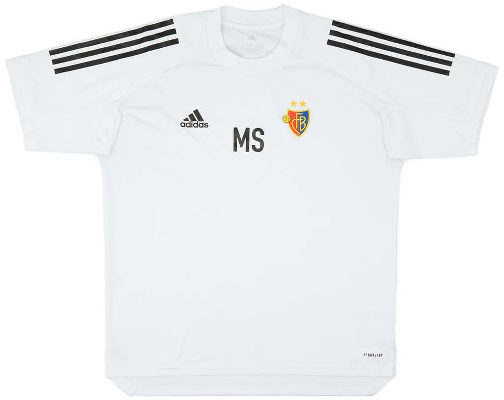 2019-20 FC Basel Staff Issue adidas Training Shirt MS - 6/10 - (L)
