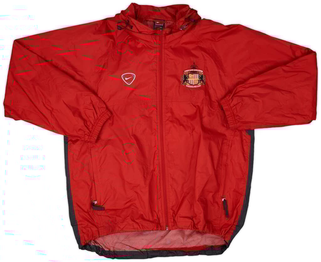 2000-01 Sunderland Nike Hooded Rain Jacket - 7/10 - (M)
