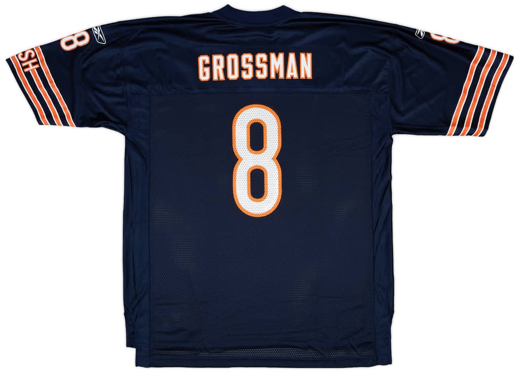 2005-06 Chicago Bears Grossman #8 Reebok On Field Home Jersey - 9/10 - (XL)