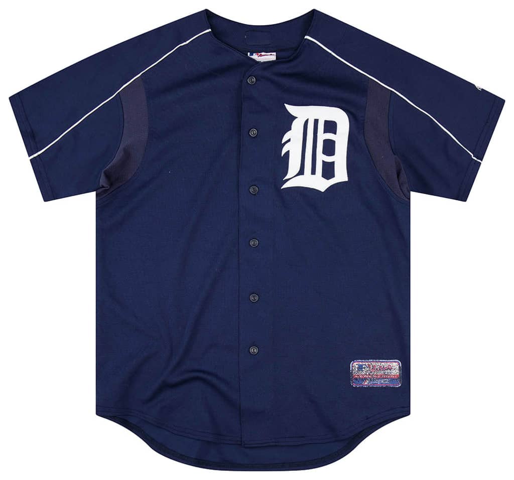 2003-06 Detroit Tigers Majestic Practice Jersey M