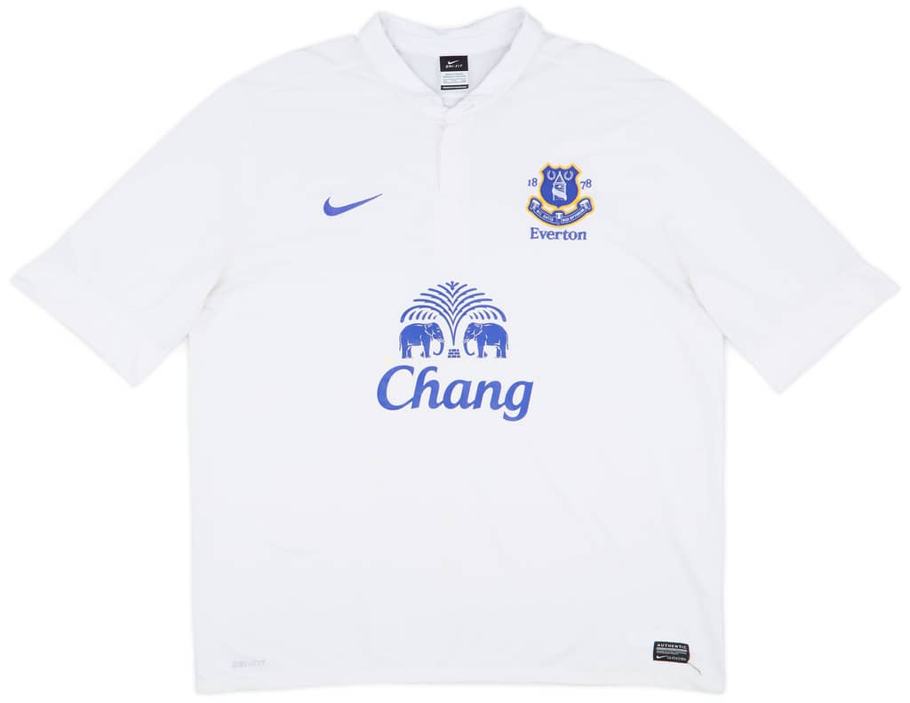 2012-13 Everton Third Shirt Baines #3 - 6/10 - (XXL)
