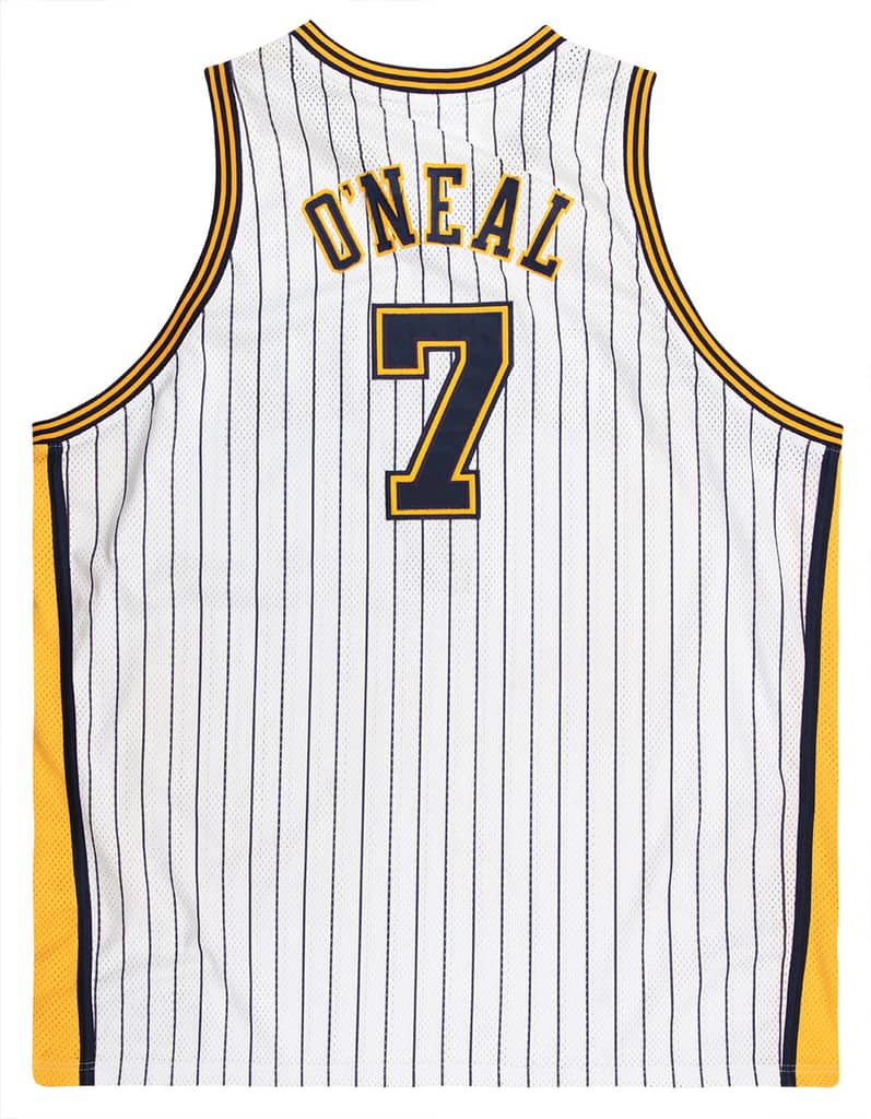 2001-05 Authentic Indiana Pacers O'Neal #7 Reebok Jersey (Home) 3XL