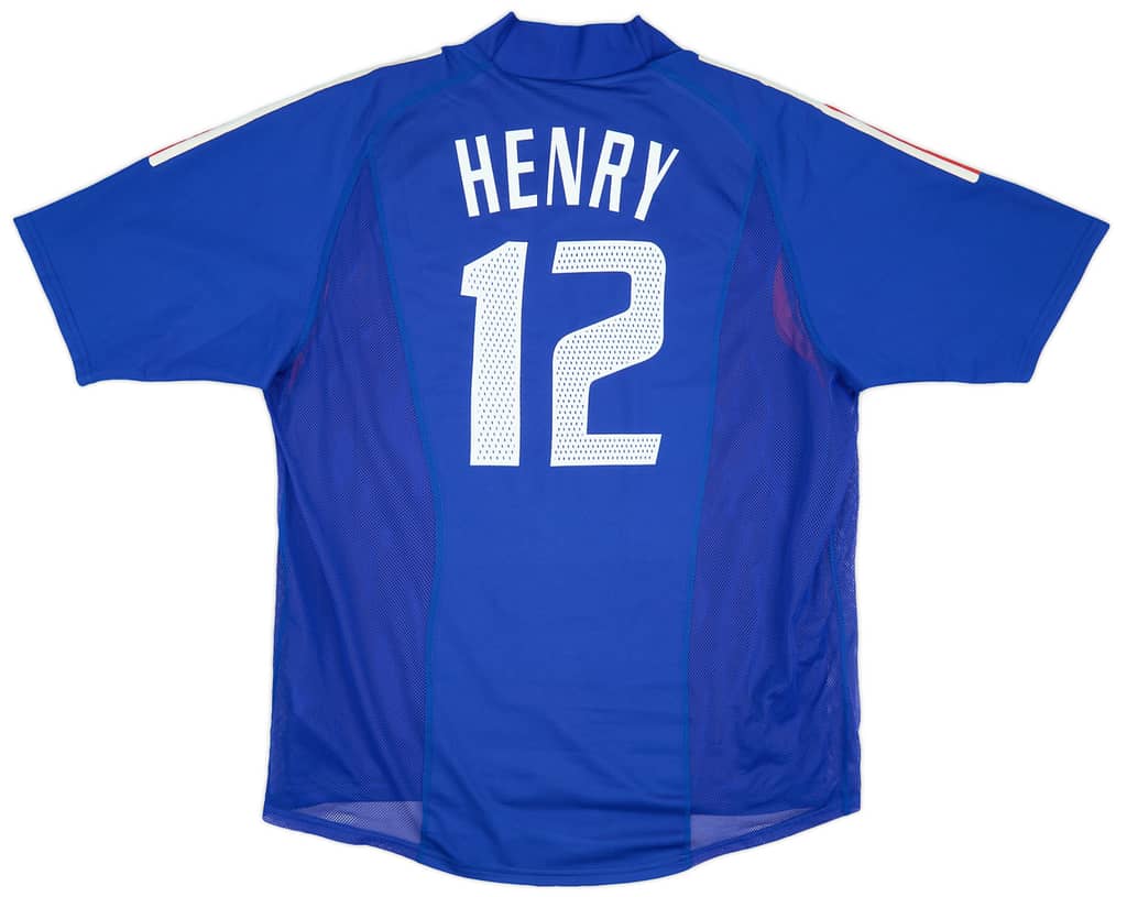 2002-04 France Player Issue Home Shirt Henry #12 - 7/10 - (XL)