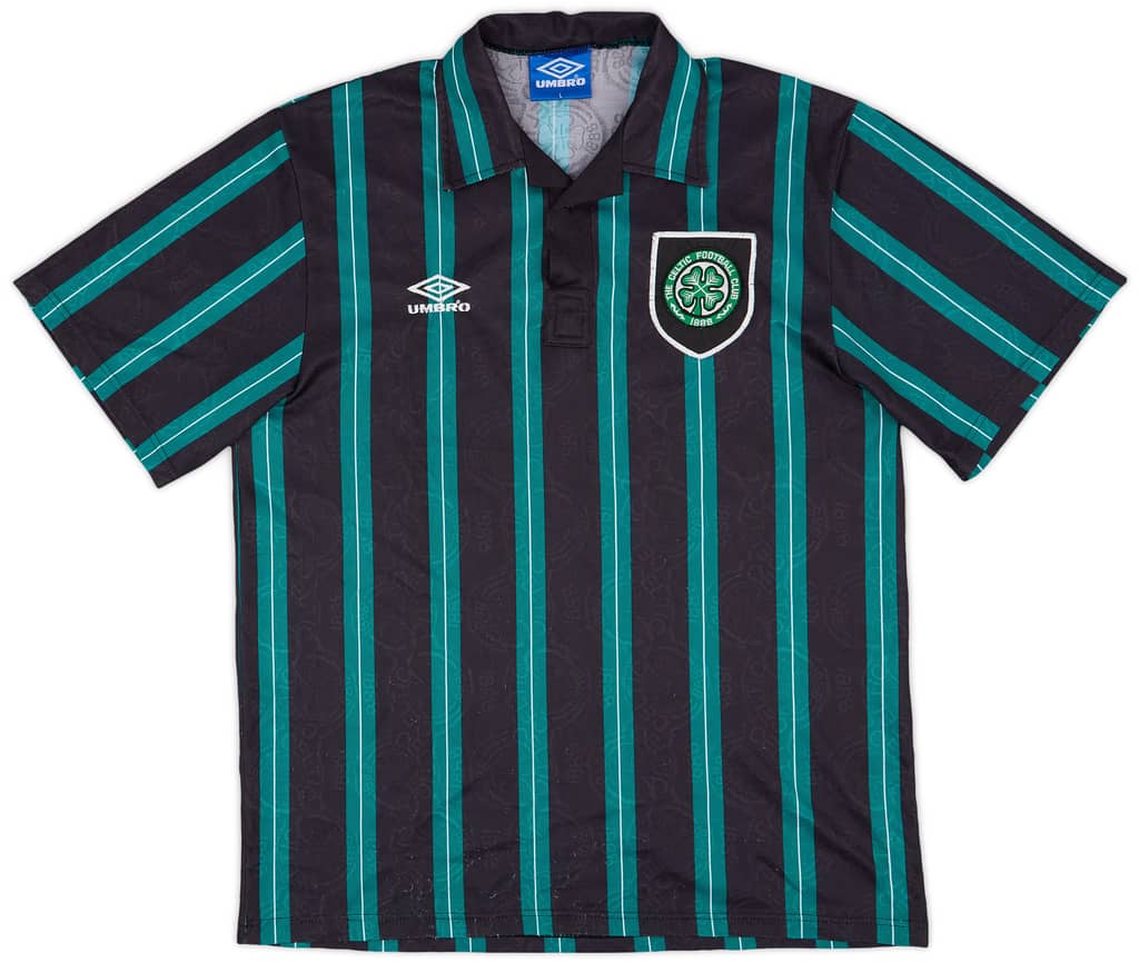 1992-93 Celtic Away Shirt - 9/10 - (L)