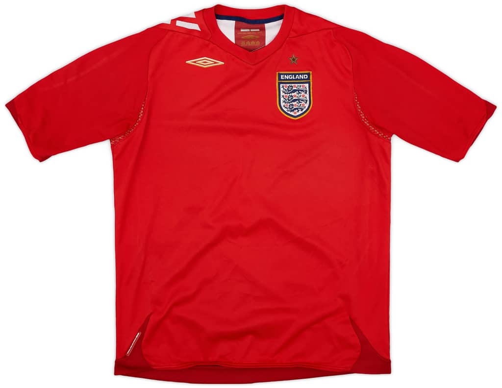 2006-08 England Away Shirt - 7/10 - (XL.Boys)
