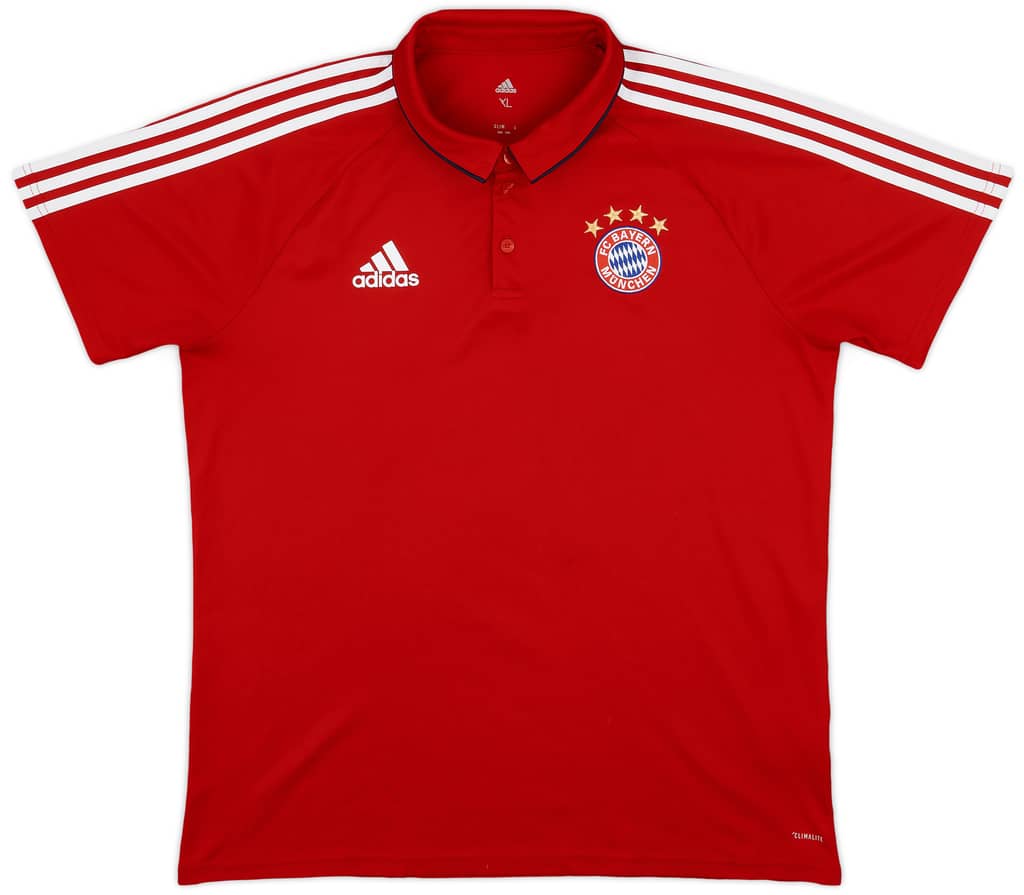 2017-18 Bayern Munich adidas Polo Shirt - 8/10 - (XL)
