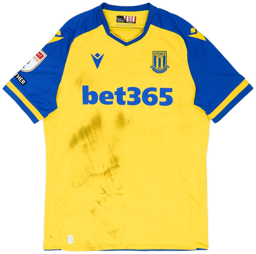 2023-24 Stoke Match Worn Third Shirt Hoever #17