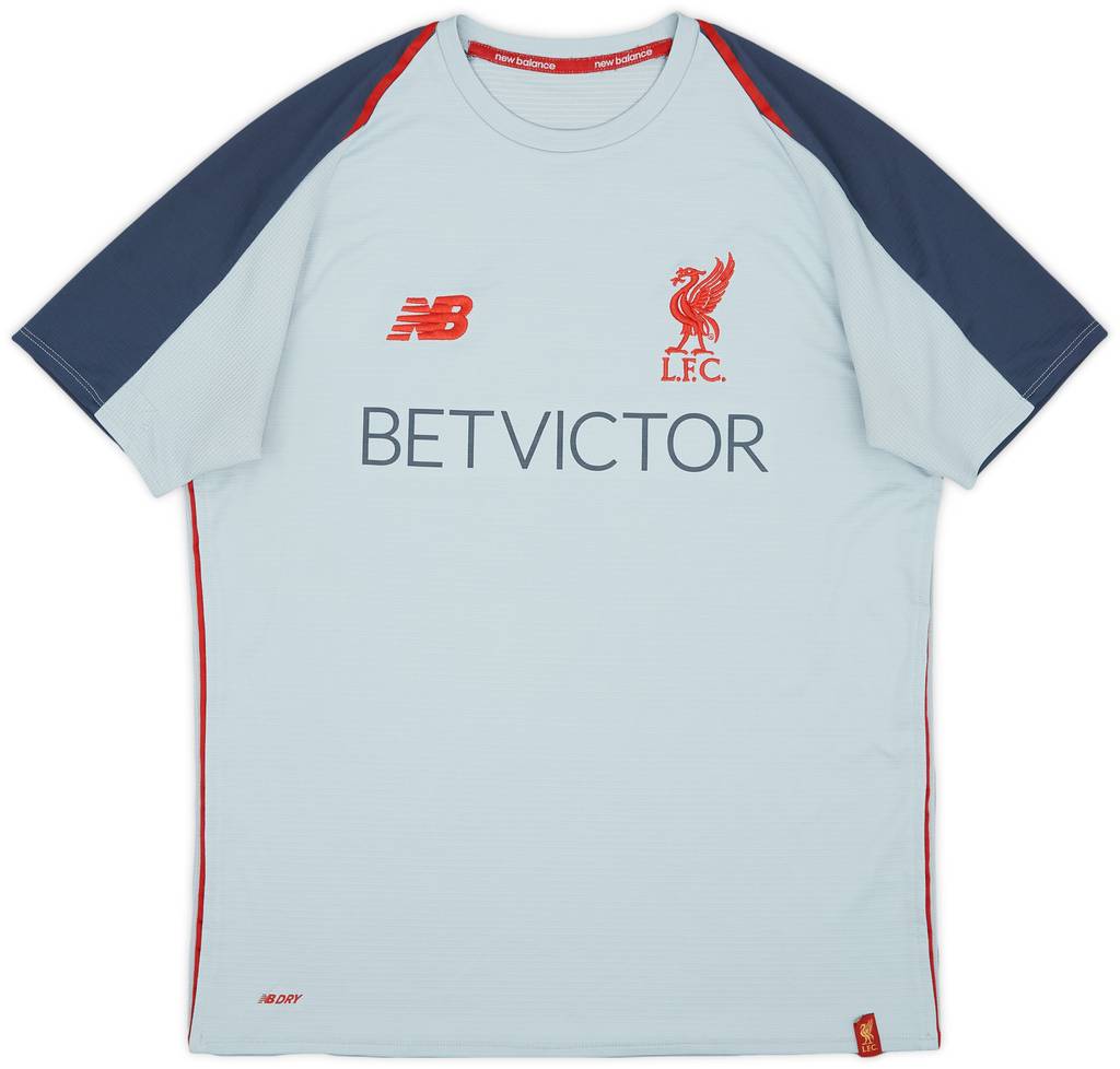 2017-18 Liverpool New Balance Training Shirt - 8/10 - (M)