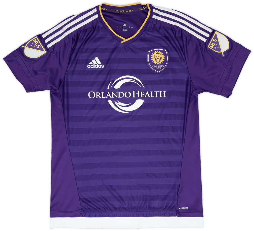 2015 Orlando City Authentic Home Shirt - 9/10 - (L)