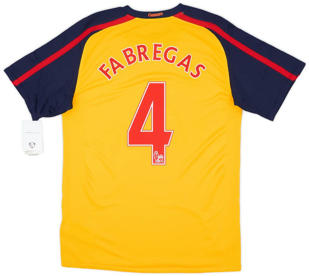 2008-09 Arsenal Away Shirt Fabregas #4 (S)