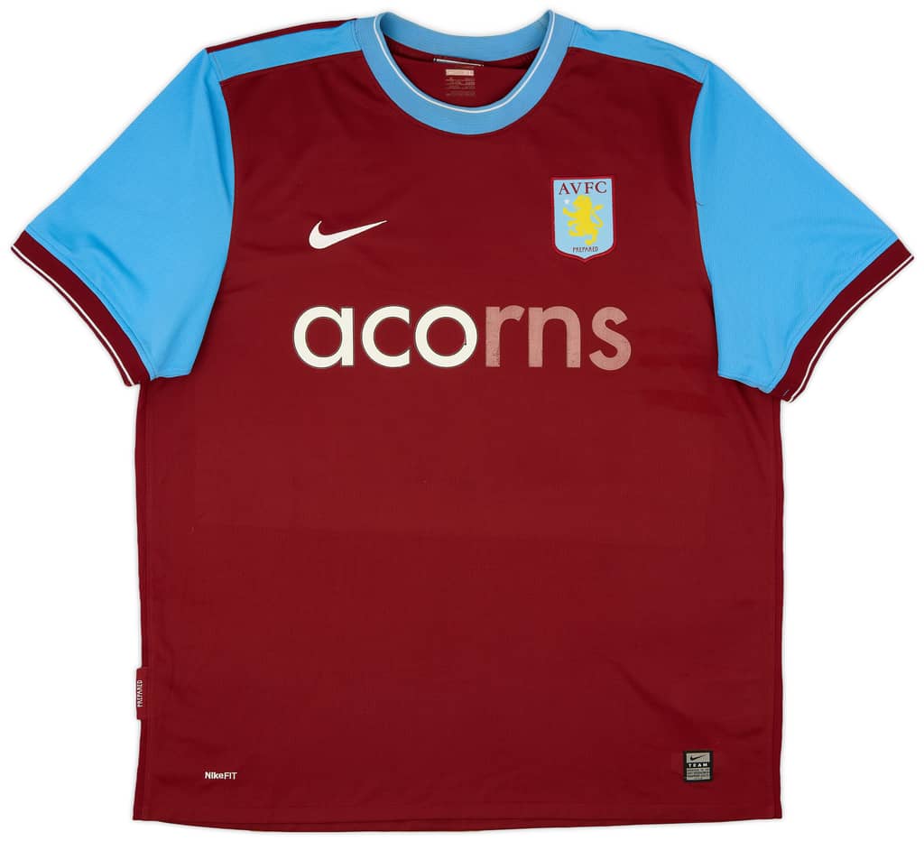 2009-10 Aston Villa Home Shirt - 4/10 - (XL)
