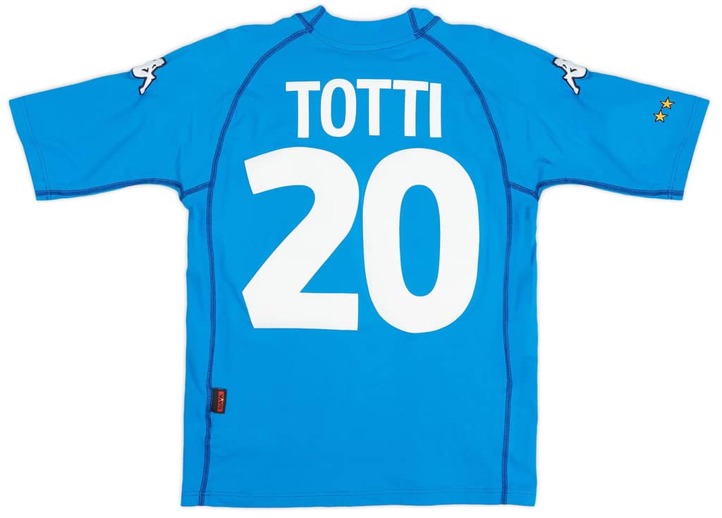 2000-01 Italy Home Shirt Totti #20 - 8/10 - (S)