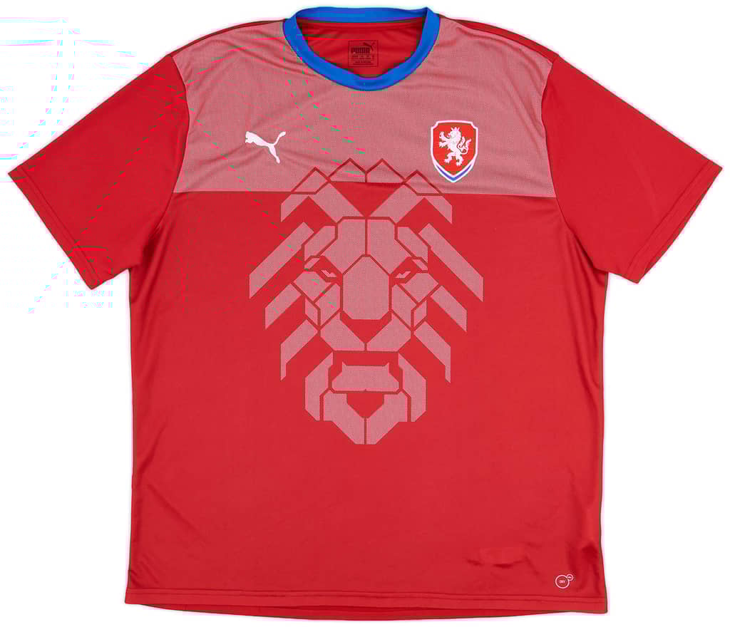 2018 Czech Republic Basic Home Shirt - 10/10 - (XXL)