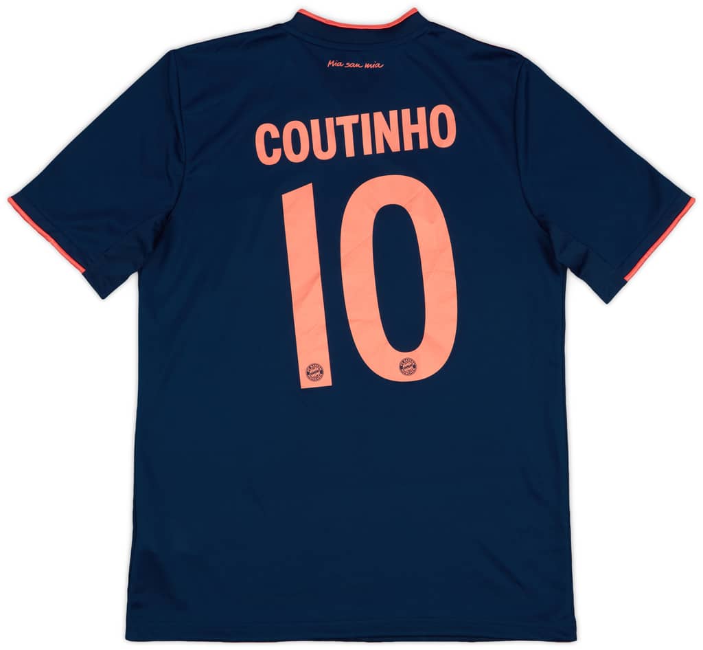 2019-20 Bayern Munich Third Shirt Coutinho #10 - 8/10 - (XL.Boys)