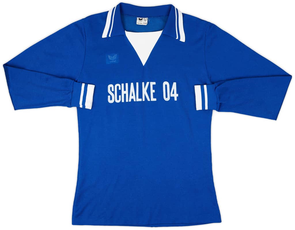 1977-78 Schalke Home L/S Shirt - 7/10 - (M)