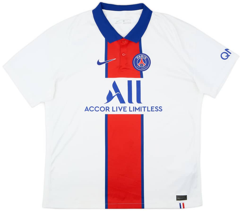 2020-21 Paris Saint-Germain Away Shirt - 7/10 - (XL)
