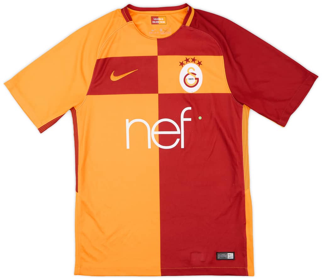 2017-18 Galatasaray Home Shirt - 7/10 - (S)