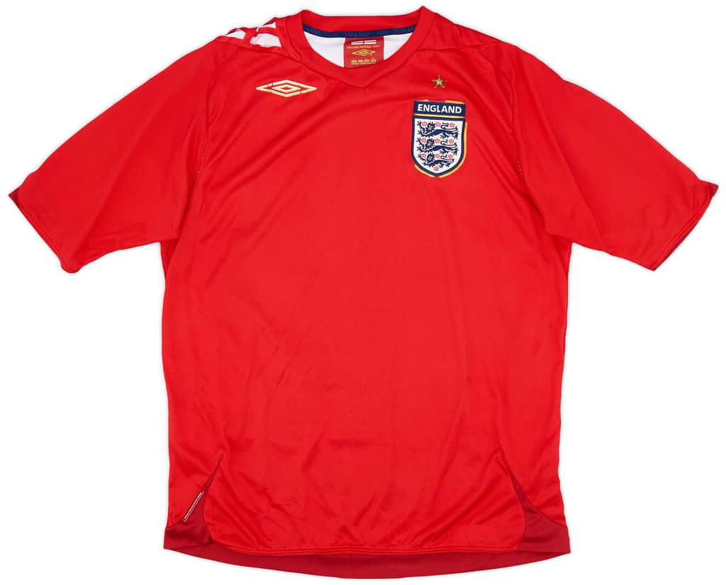 2006-08 England Away Shirt - 5/10 - (L)