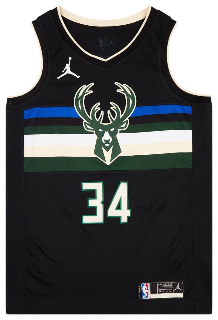 2020-22 Milwaukee Bucks Antetokounmpo #34 Nike Swingman Jersey (Alternate) M - *As New*