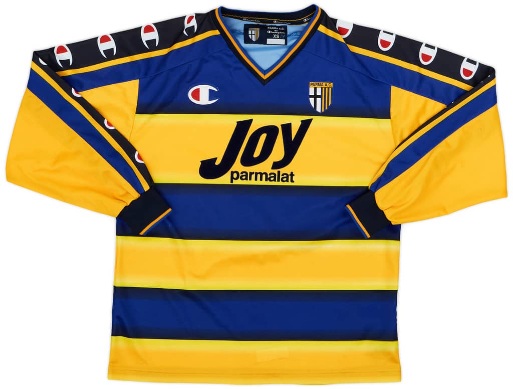 2001-02 Parma Home L/S Shirt #4 - 7/10 - (XS)