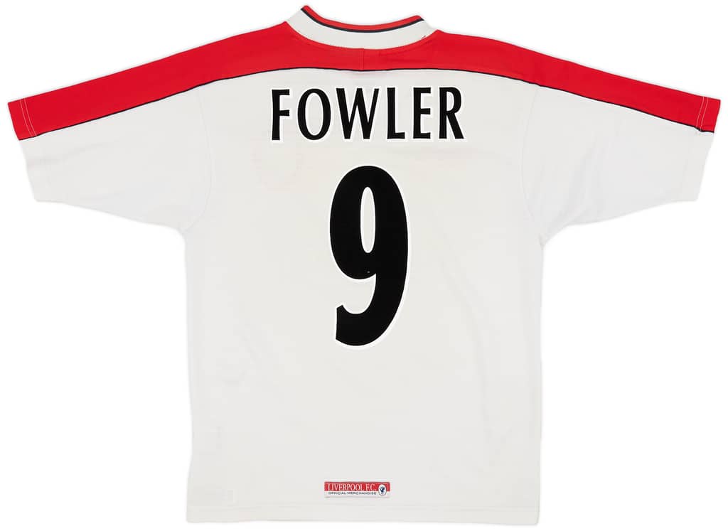 1998-99 Liverpool Away Shirt Fowler #9 - 5/10 - (S)