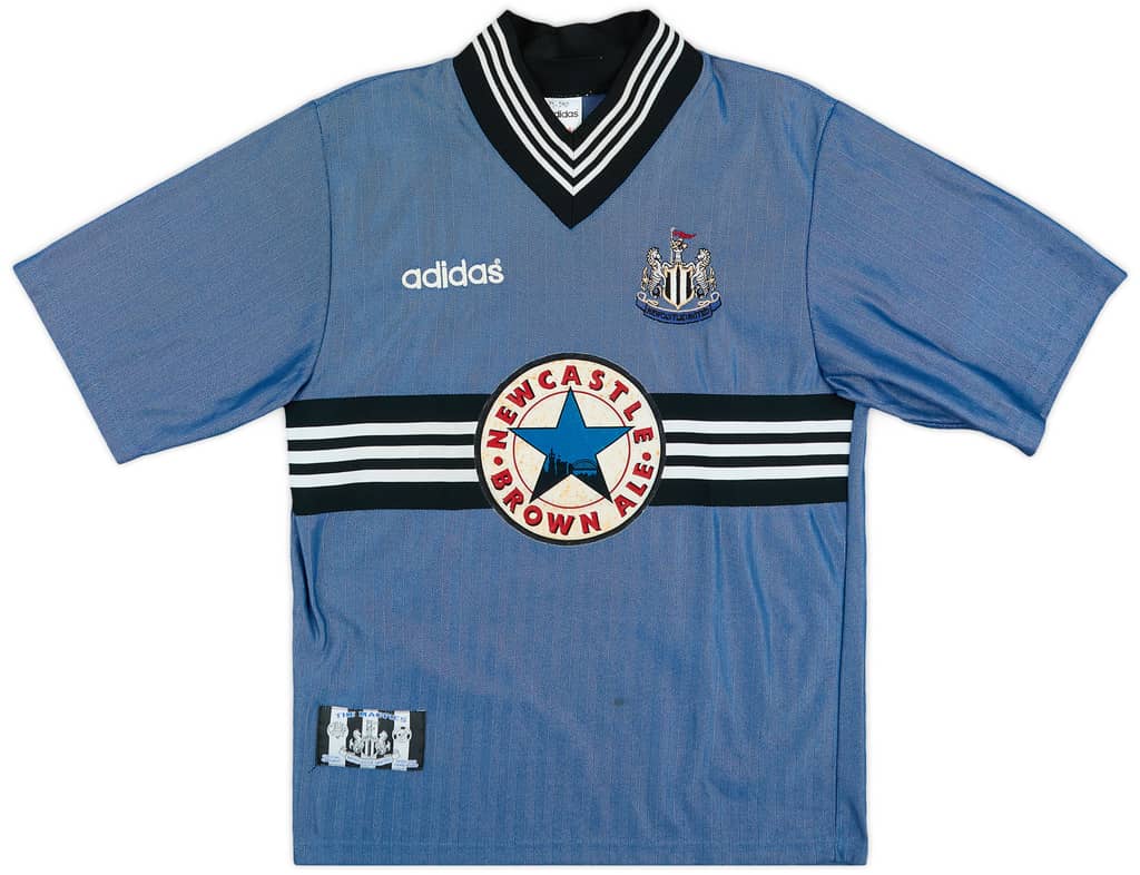 1996-97 Newcastle Away Shirt Shearer #9 - 6/10 - (S)