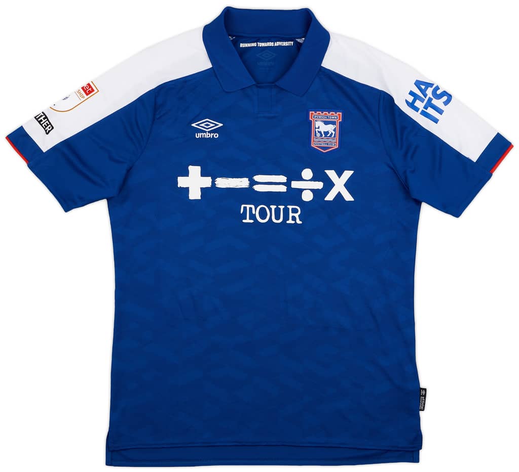 2023-24 Ipswich Match Issue Home Shirt Ball #12