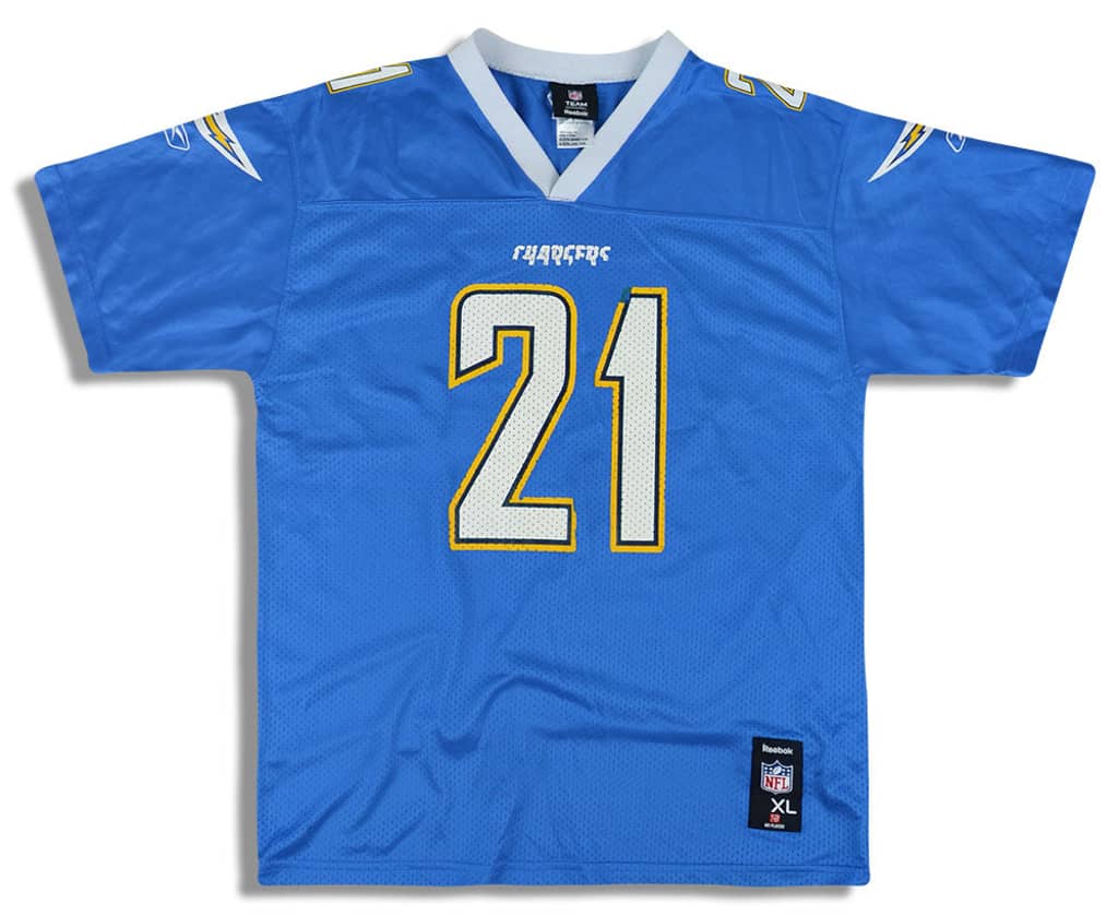 2008-09 San Diego Chargers Tomlinson #21 Reebok Replica Jersey (Alternate) Y
