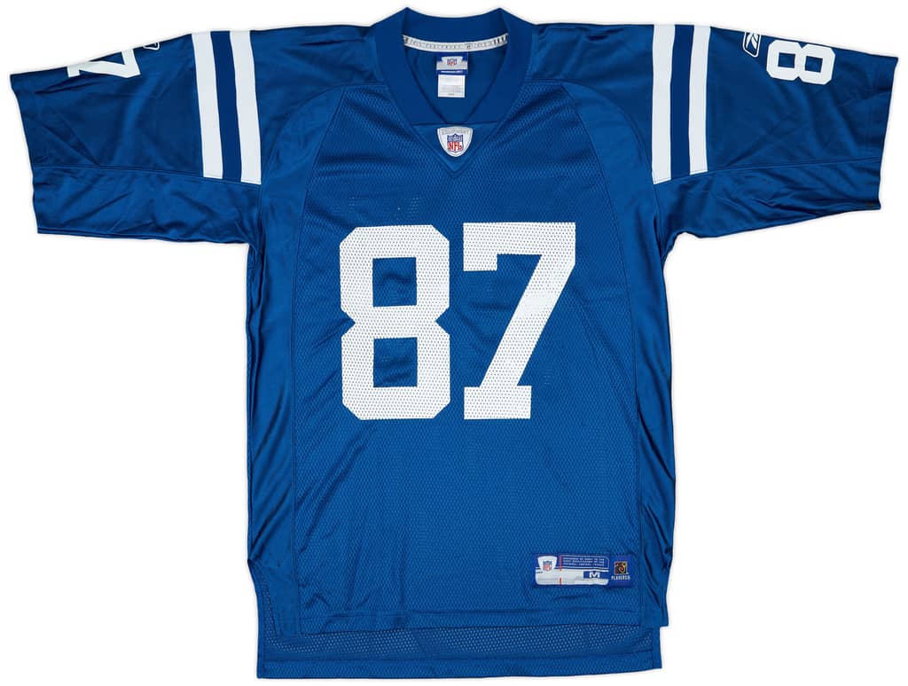 2005-06 Indianapolis Colts Wayne #87 Reebok On Field Home Jersey - 9/10 - (M)