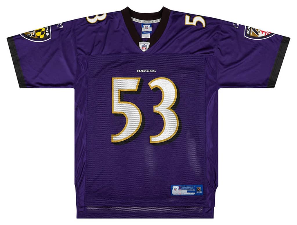 2005-06 Baltimore Ravens Cody #53 Reebok On Field Jersey (Home) L