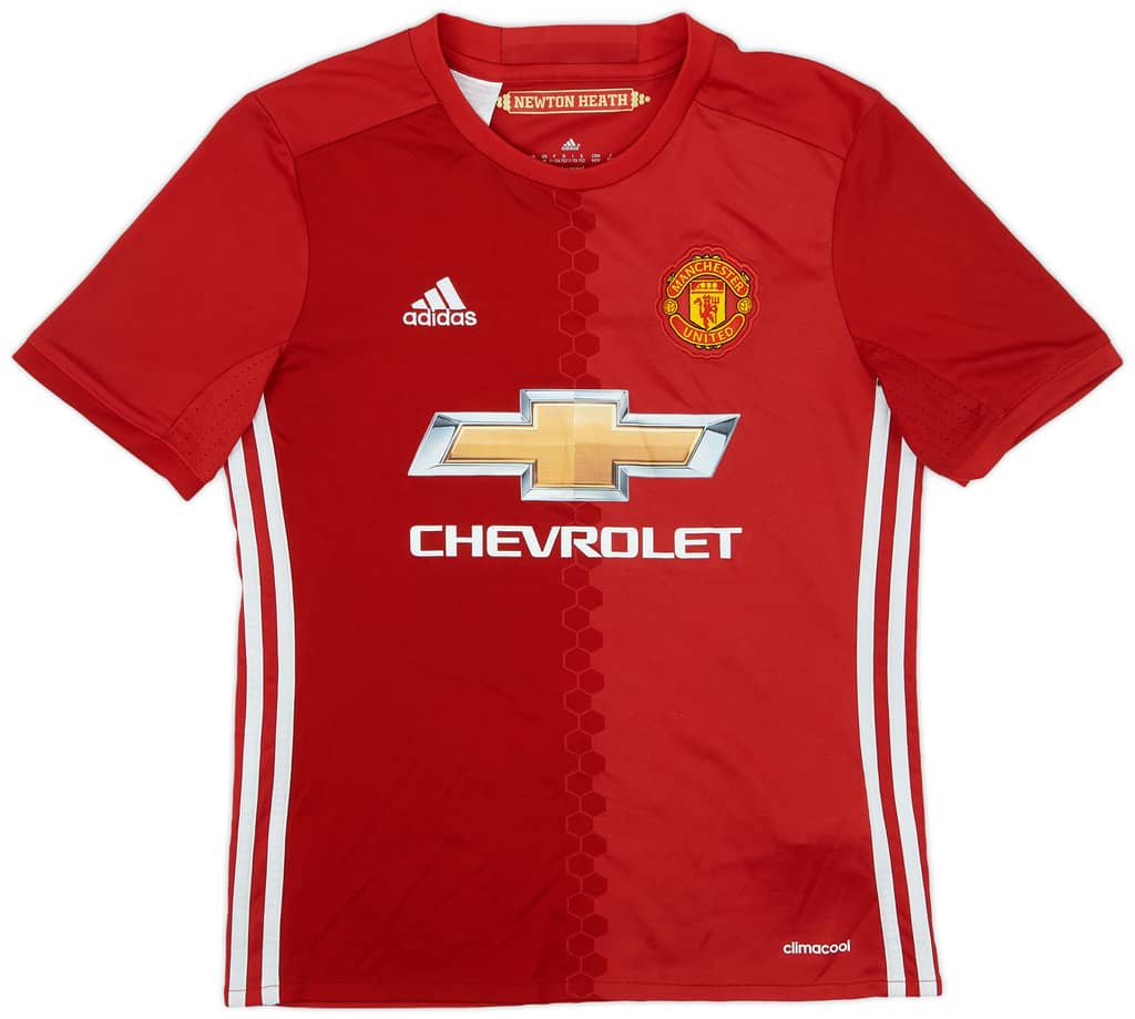 2016-17 Manchester United Home Shirt - 8/10 - (M.Boys)