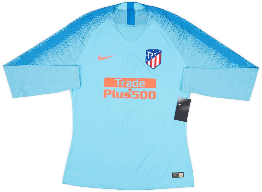 2018-19 Atletico Madrid Player Issue Away L/S Shirt Saul #8 (L)