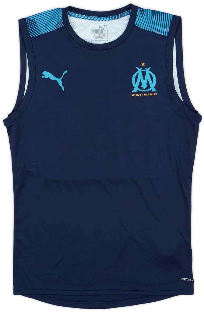 2018-19 Olympique Marseille Puma Training Vest - 8/10 - (XS)