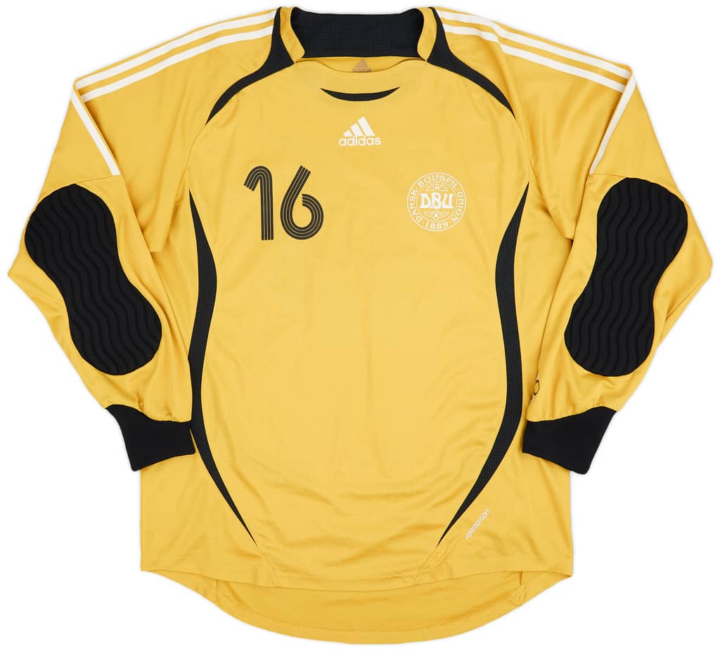 2006-08 Denmark Player Issue GK Shirt #16 - 8/10 - (L)