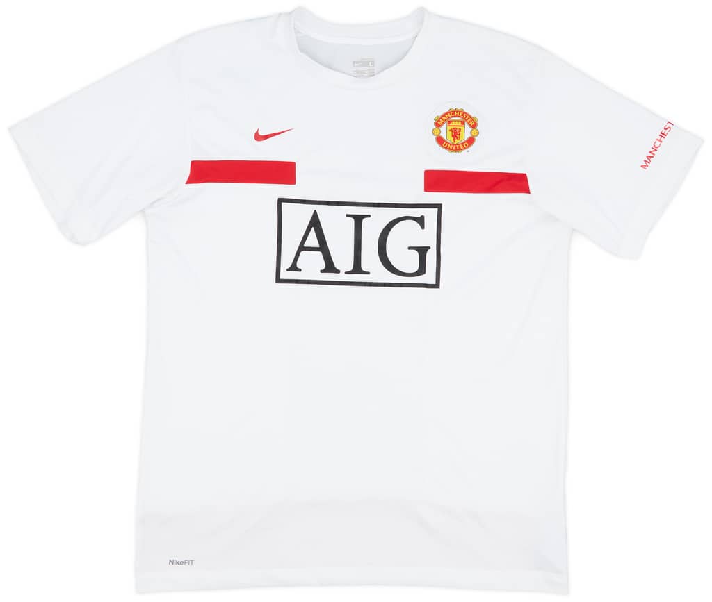 2009-10 Manchester United Nike Training Shirt - 7/10 - (L)