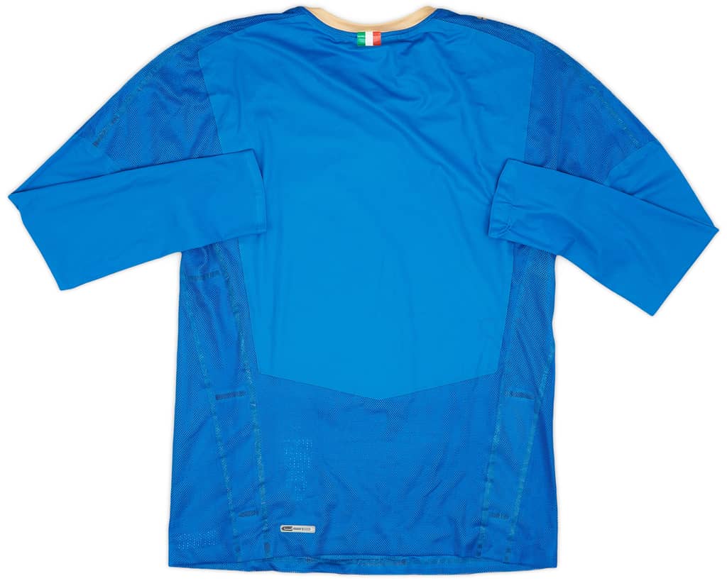 2007-08 Italy Player Issue Home L/S Shirt - 9/10 - (L)
